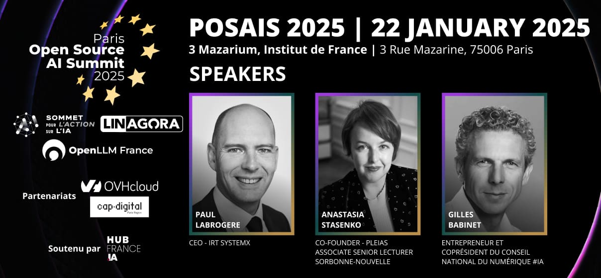 POSAIS is the 1st event dedicated to Open Source AI