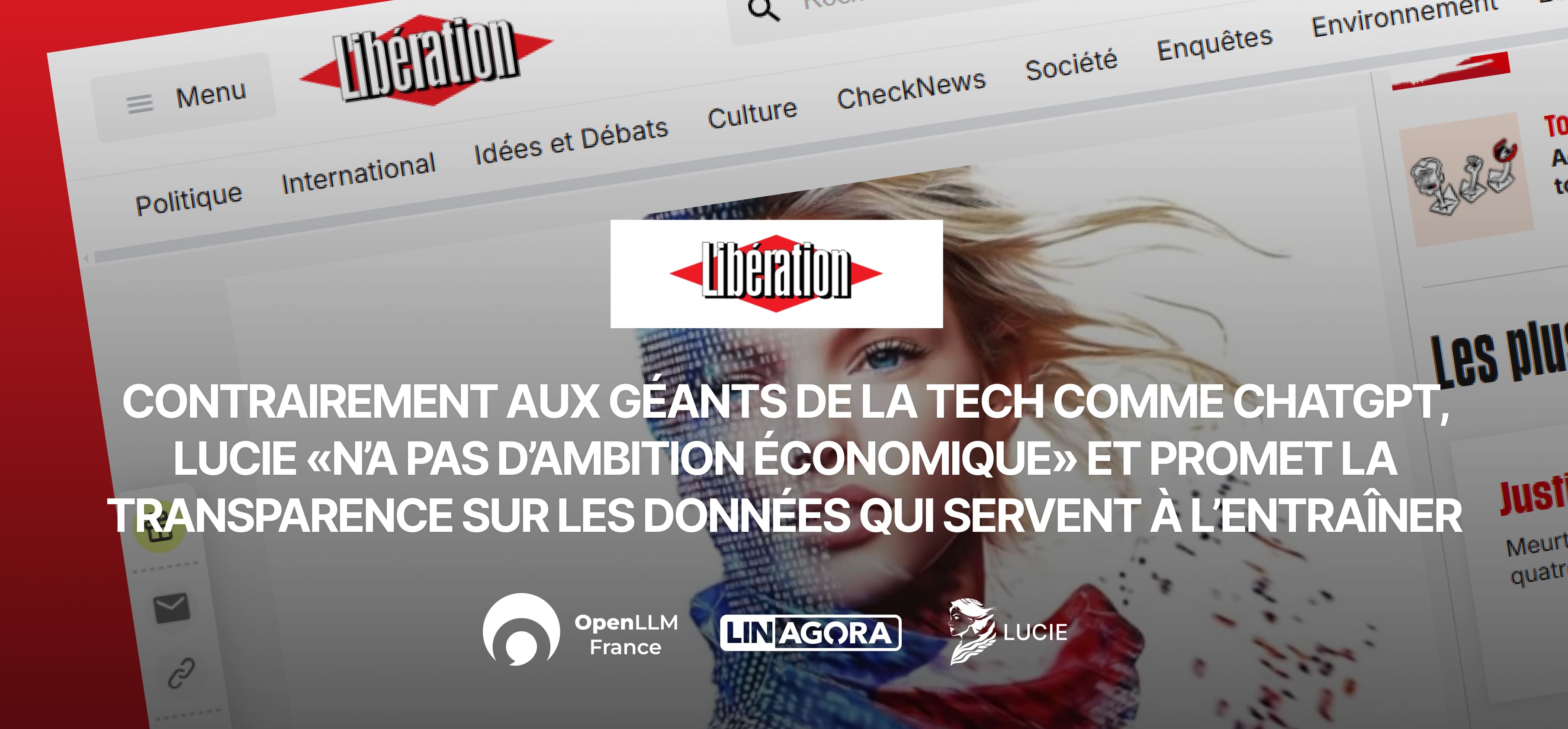 LUCIE : L'alternative transparente et fiable aux IA ....Libération