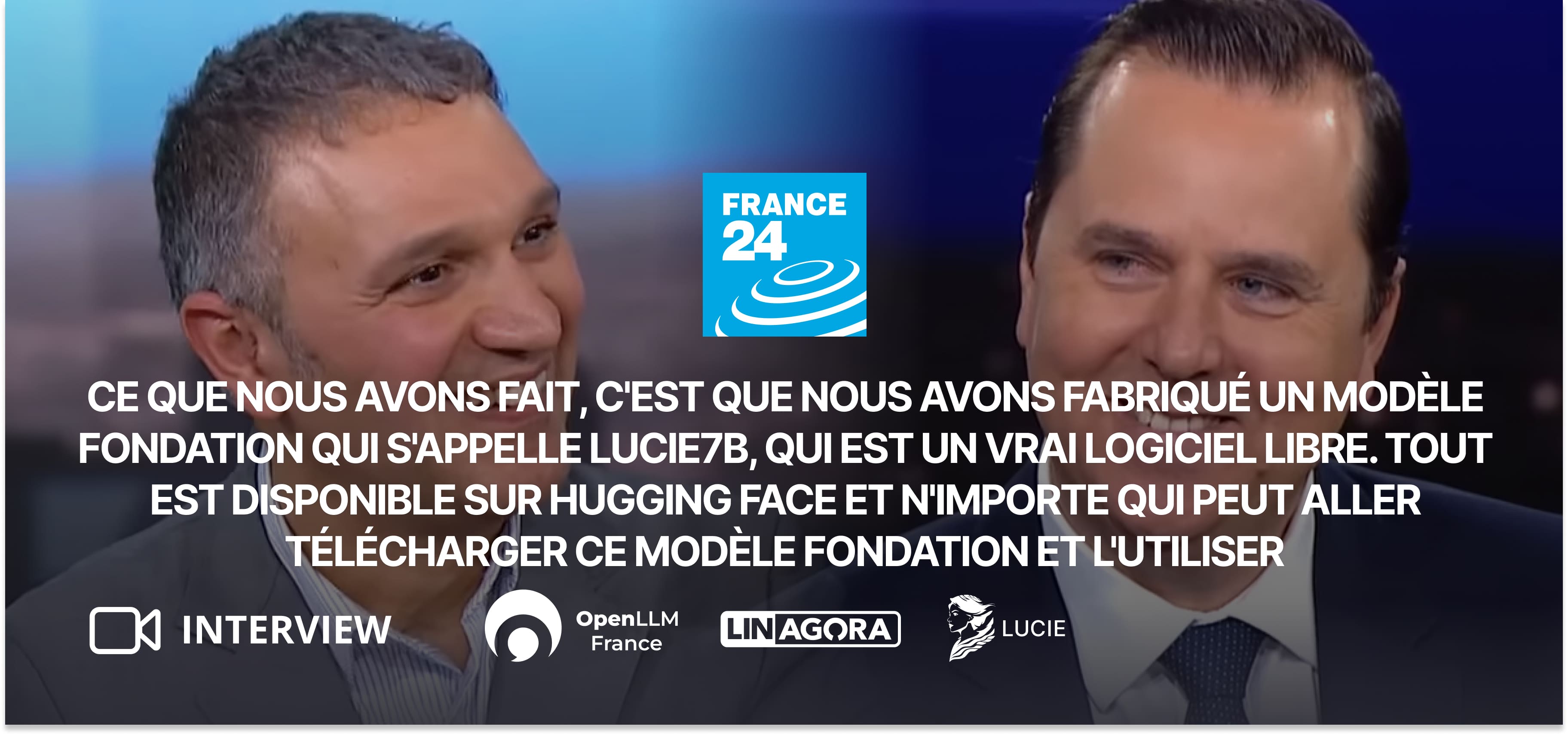 Alexandre Zapolsky répond à France 24 sur l'évolution de l'IA LUCIE