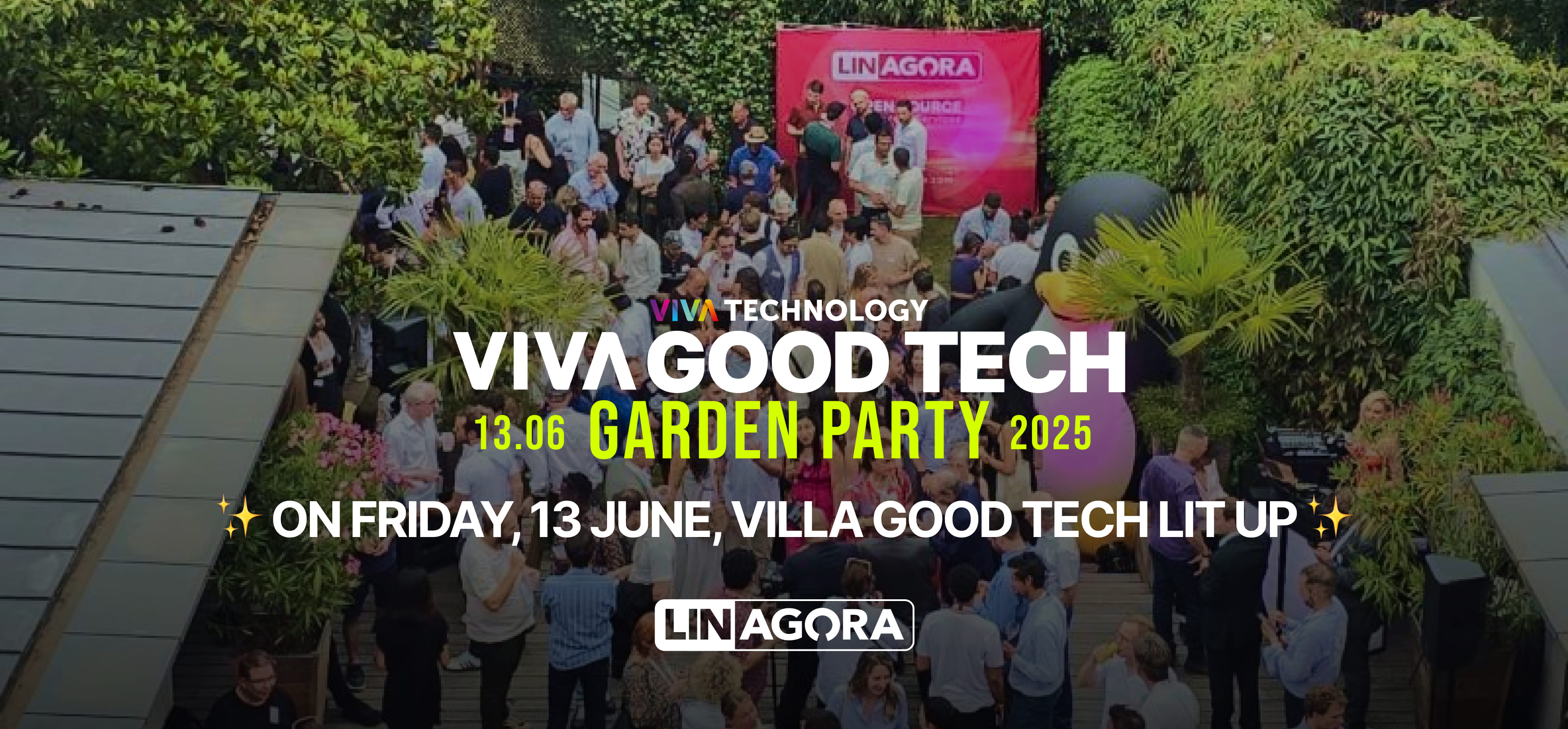 Friday the 13th: lightning, thunder and a garden party at Villa Good Tech