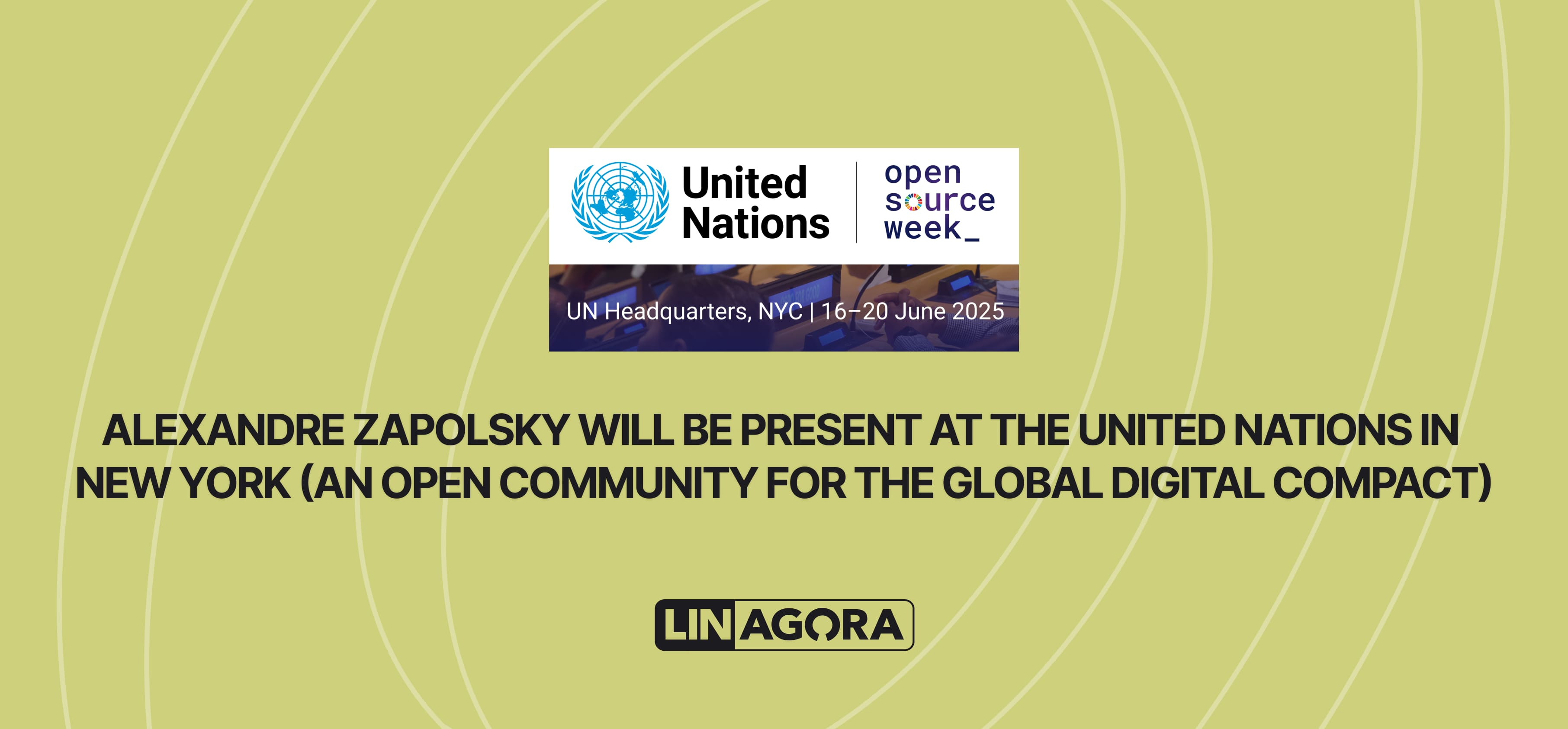 Alexandre ZAPOLSKY represents LINAGORA at Open Source Week in New York