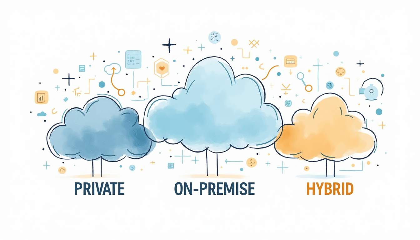 Private cloud, on-premises or hybrid: how to choose an infrastructure that suits your business needs